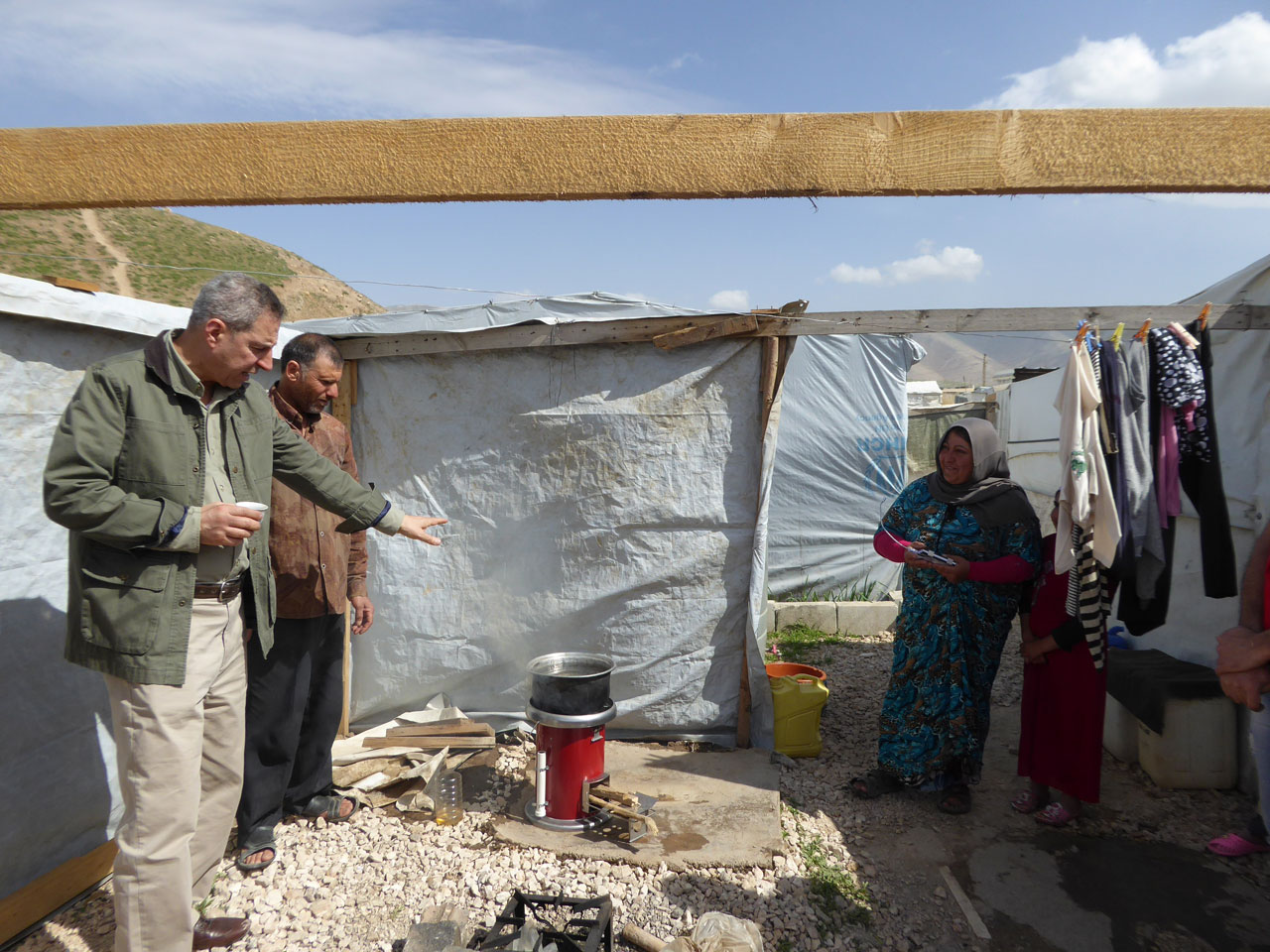 selim bassoul refugee camp lebanon